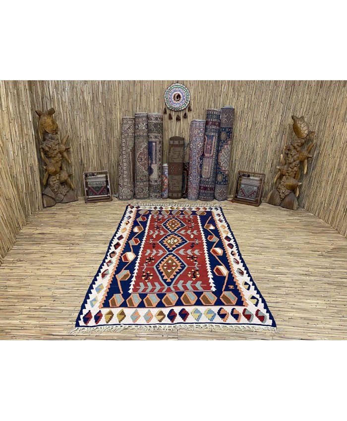 Handmade Turkish Kayseri Acrylic Original Kilim – FREE SHIPPING..!